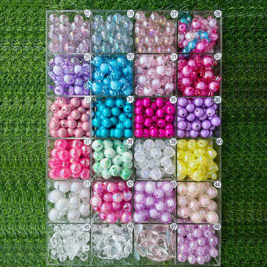 12/14/16mm DIY acrylic jewelry beads